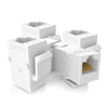 ITBEBE RJ45 Keystone Jack Inline Coupler – Female to Female Insert Coupler for Cat6, Cat5 and Cat5E Ethernet Cables – UL Listed (30-Pieces, White)